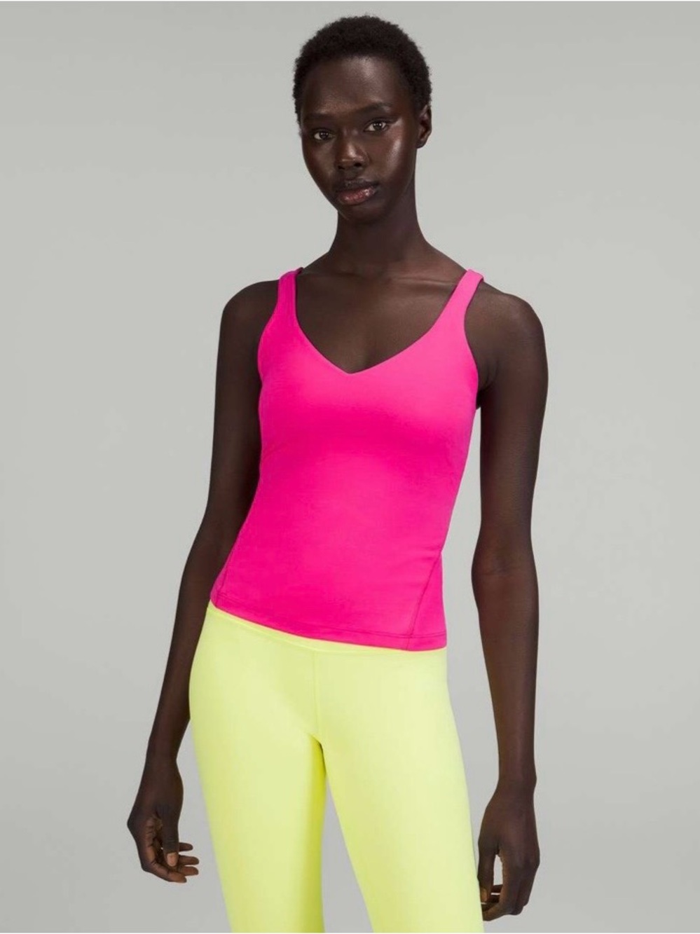 Lululemon Align tank waist length sonic pink NWT